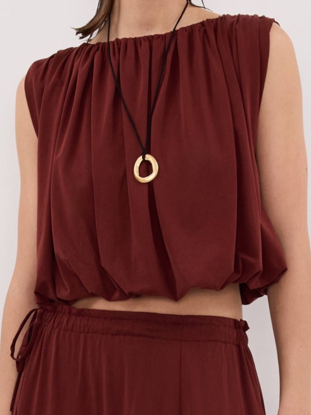 DISSH Ava Sahara Sleeveless Modal Blend Top, Size S